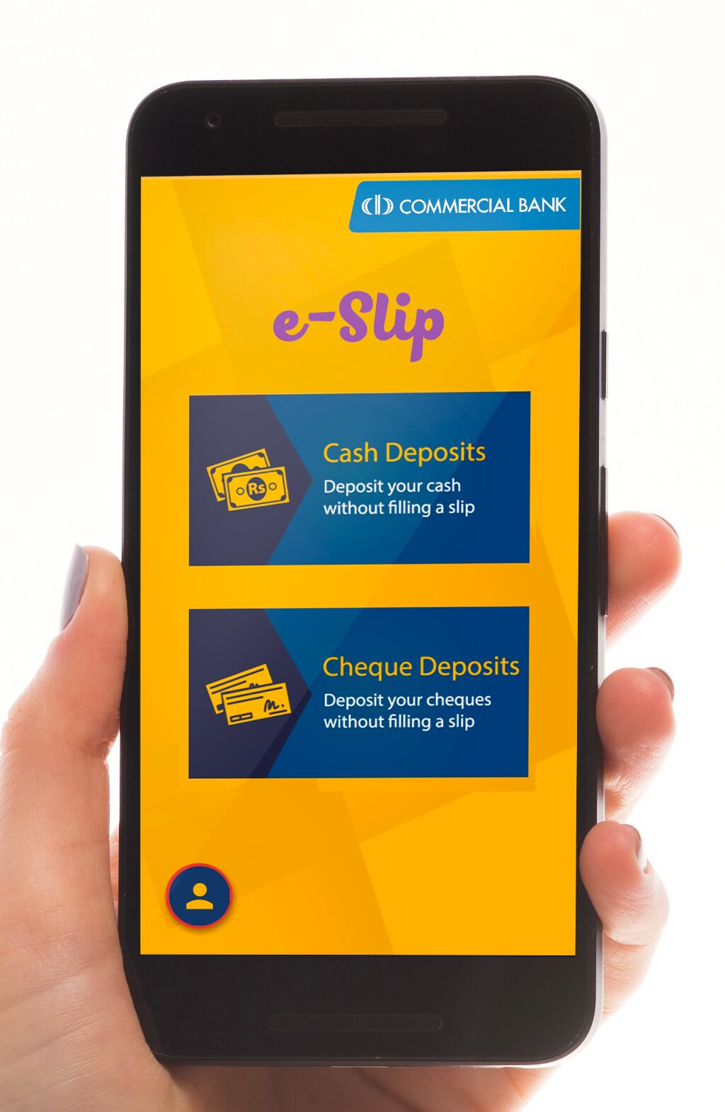 eSlips for cash and cheque deposits