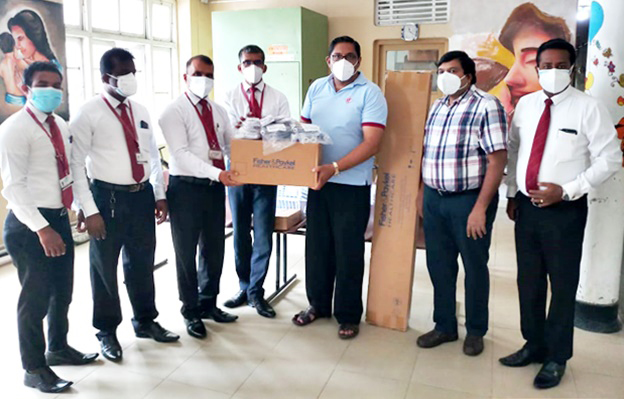 HFNC donation to Kuliyapitiya hospital