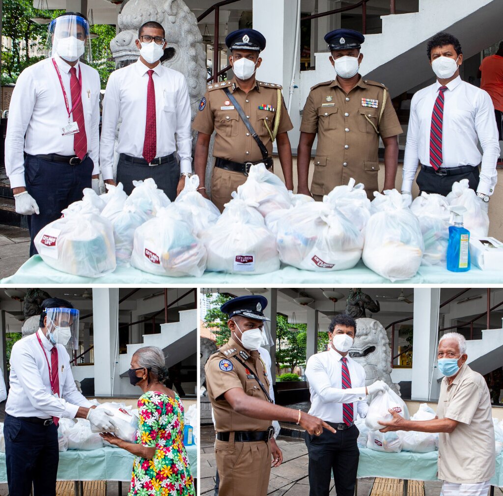 Dry rations distribution