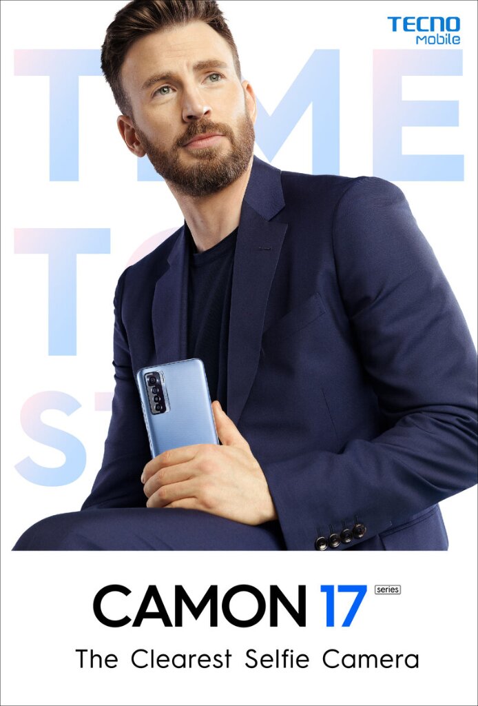 Tecno Mobile PR Image#2 - Chris Evans