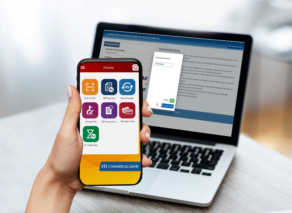 Online Pay on Combank Q+