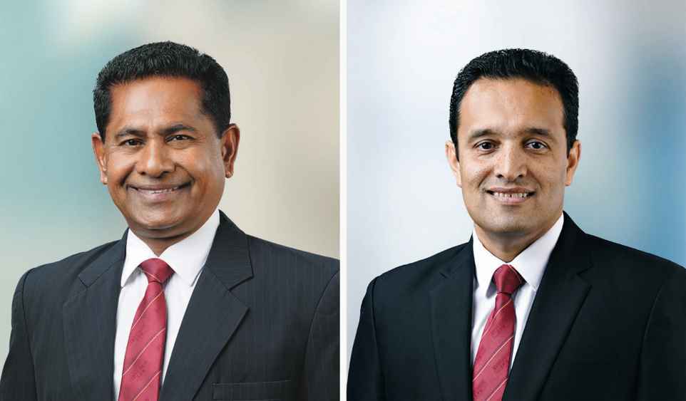 Ceylinco Life's COO Mr Ranga Abeynayake (left) and Deputy COO Mr Samitha Hemachandra (LBN)