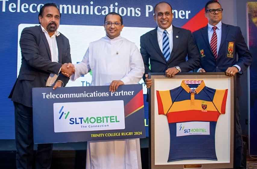 SLT-MOBITEL Official Telecommunications Partner - Trinity Rugby 2024 (LBN)