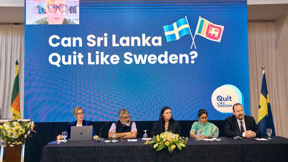 unicode South Asia’s First -Quit Like Sweden- Anti-Tobacco Roundtable Held in Colombo - Sinhala 1 (LBN)