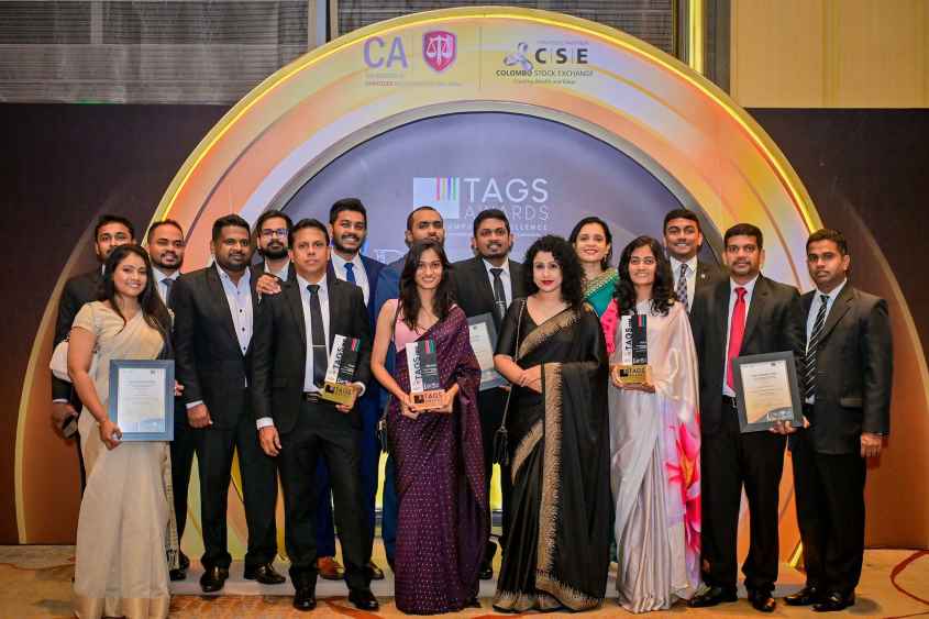 Image - Finance Team of the John Keells Consumer Foods Sector at TAGs Awards 2025 (LBN)