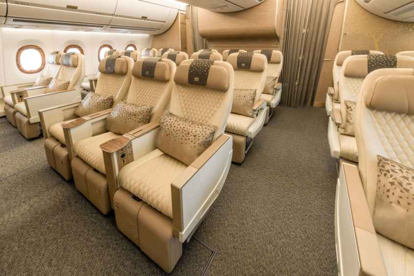 Premium Economy on the Emirates A350 (LBN)