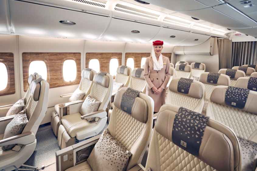 Emirates Premium Economy Cabin (LBN)