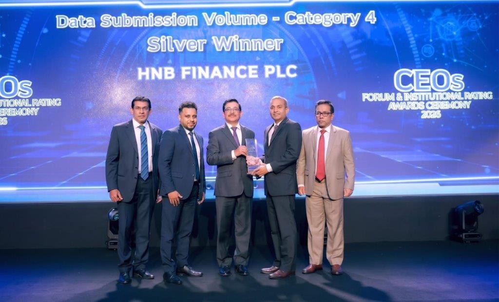 HNB Finance secures CRIB Silver - Photo