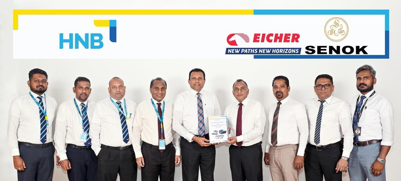 HNB and Senok unveil exclusive Leasing solutions for Eicher Commercial Vehicles