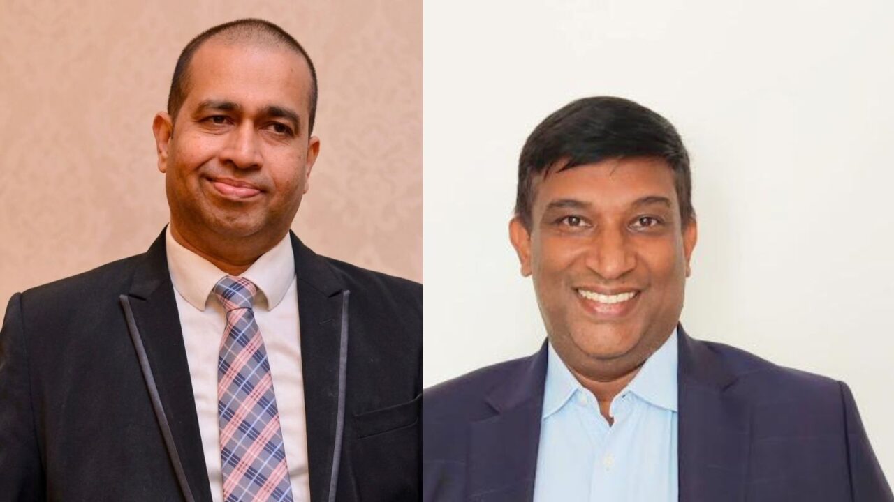 Left to right- Indika Fernando, Chief Information Officer, Cargills Bank and Ramanan SV, CEO-India & South Asia, Intellect Design Arena.