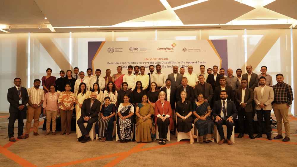 Thirteen apparel companies sign the voluntary pledge at the ceremony (LBN)